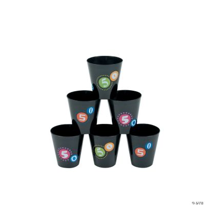 “50th” Birthday Shot Glasses