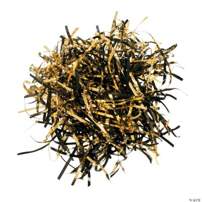Gold & Black Metallic Strands