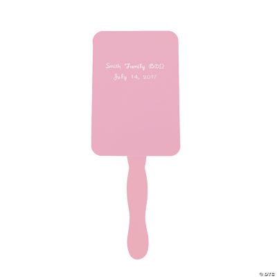 Personalized Pink Fans