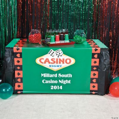 Personalized Casino Night Table Runner