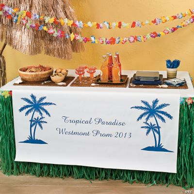 Personalized Luau Table Runner