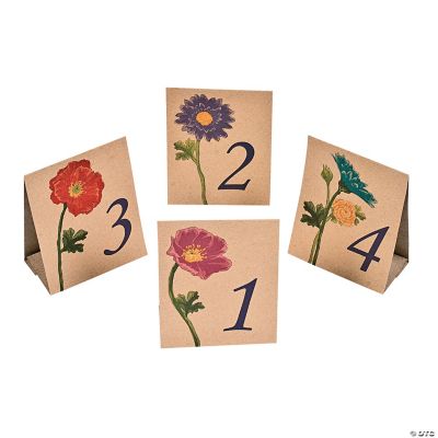 Love In Bloom Table Tent Cards