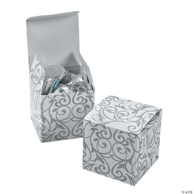 Silver Swirl Gift Boxes