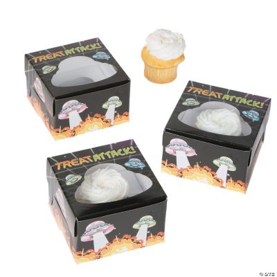 Alien Party Cupcake Boxes