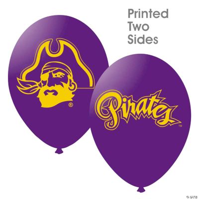 NCAA™ East Carolina University Pirates Latex Balloons