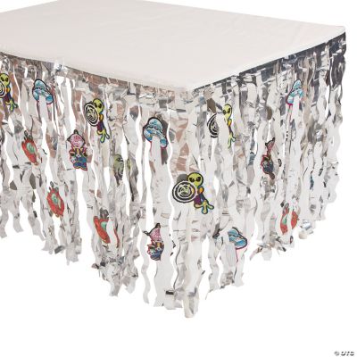 Alien Attack Tableskirt With Cutouts
