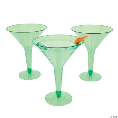Green Martini Glasses