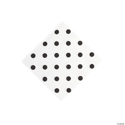 Polka Dot Beverage Napkins