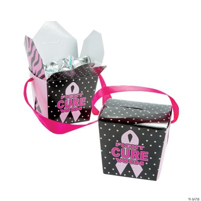 Pink Ribbon Takeout Boxes