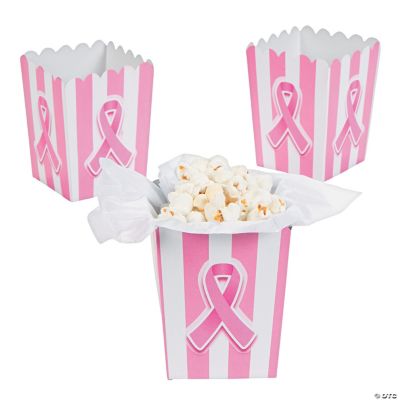 Mini Breast Cancer Awareness Popcorn Boxes