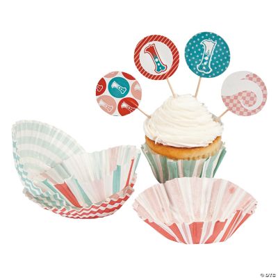 1st Circus Baking Cups With Picks