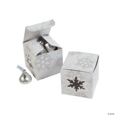 Die Cut Snowflake Gift Boxes