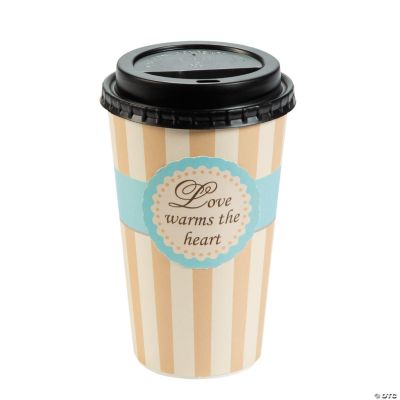 “Love Warms The Heart” Insulated Coffee Cups