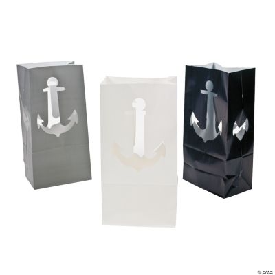 Nautical Wedding Luminary Bags