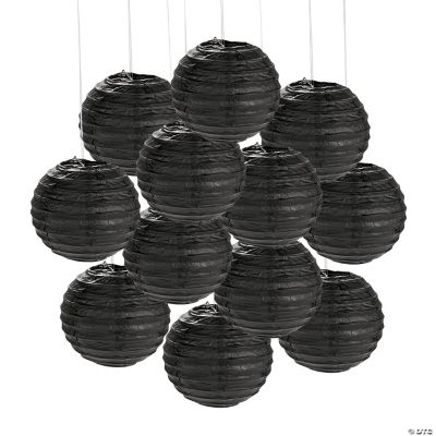 Black Paper Lanterns