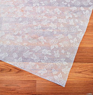 Rose Print Wedding Aisle Runner
