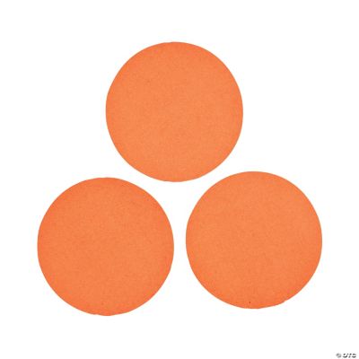 Orange Jumbo Dot Confetti
