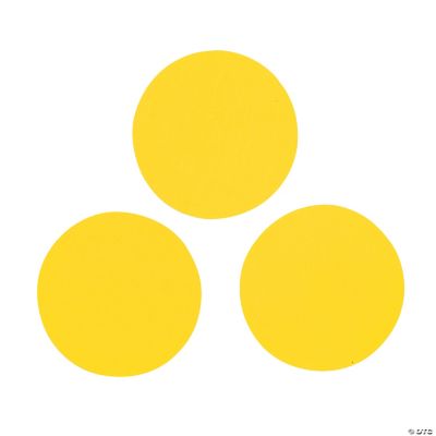 Yellow Jumbo Dot Confetti
