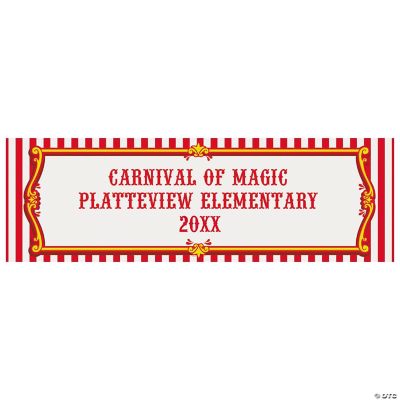 Personalized Large Carnival Banner