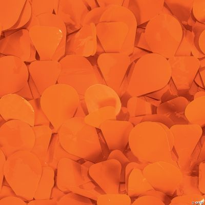 Orange Floral Sheeting