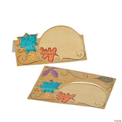 Autumn Leaves Place Cards