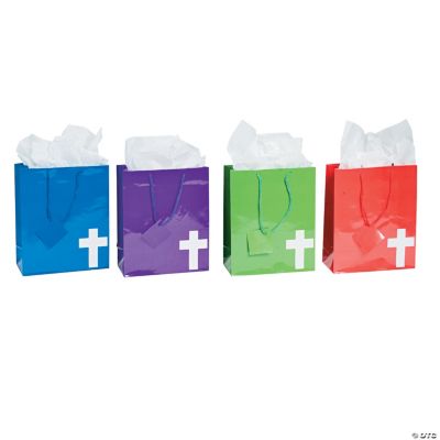 Medium Bright Cross Gift Bags