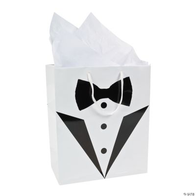 Medium Tuxedo Wedding Gift Bags Oriental Trading