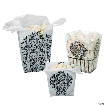 Black & White Candy Buckets