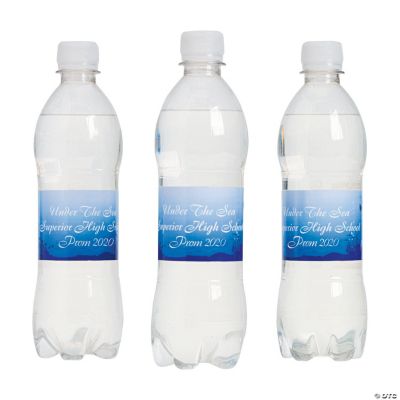 Personalized Under the Sea Water Bottle Labels