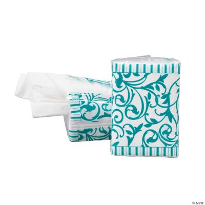 Turquoise Wedding Facial Tissue Packs