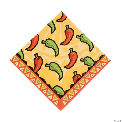 Southwest Chilies Luncheon Napkins