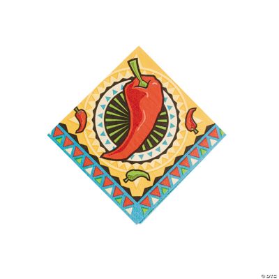 Southwest Chilies Beverage Napkins