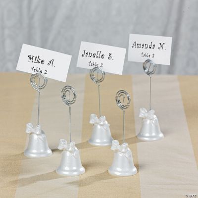 Wedding Bell Place Card Holders
