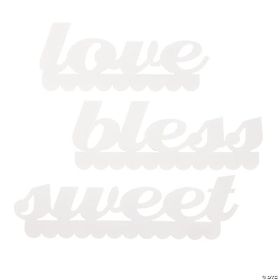 Wedding Word Décor