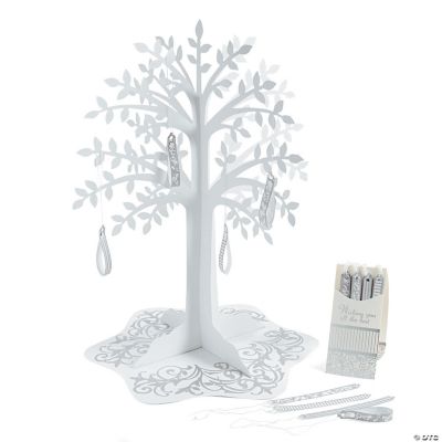 Silver Swirl Wishing Tree Centerpiece