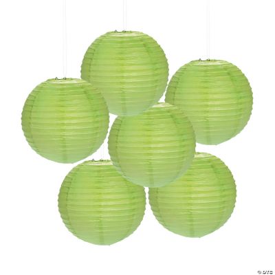 Lime Green Paper Lanterns