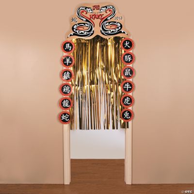 Year Of The Snake Door Curtain