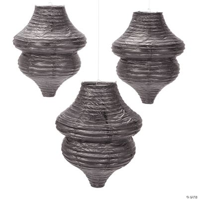 Black Beehive Paper Lanterns