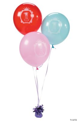 Latex 1st Birthday Circus Balloons