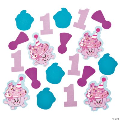 1st Birthday Cupcake Confetti