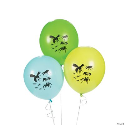 Bug Silhouette Latex Balloons