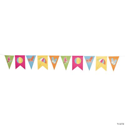 California Beach Pennant Banner