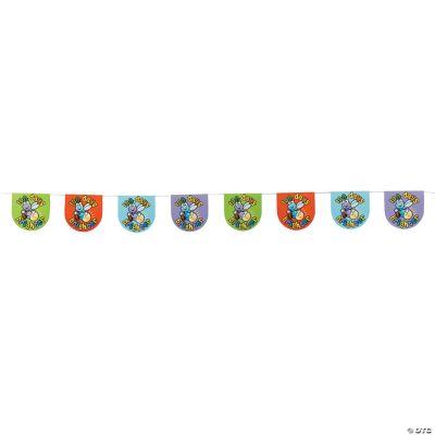 “100 Days Brighter” Lightning Bug Pennant Banner