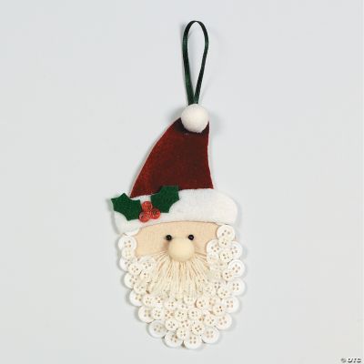 Button Beard Santa Ornaments Craft Kit