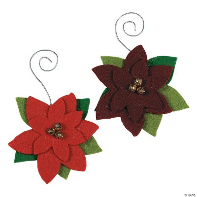 Poinsettia Ornament Craft Kit