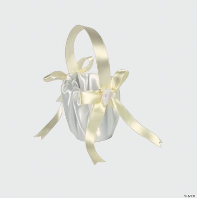 Satin Flower Girl Basket Craft Kit