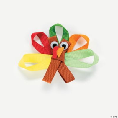 Ribbon Turkey Pin Craft Kit