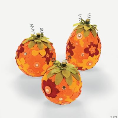 Flower Pumpkin Decorating Craft Kit