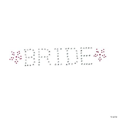 “Bride” Rhinestone Iron-On