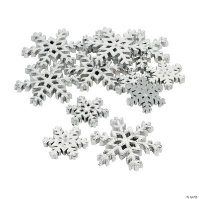 Silver Winter Snowflakes